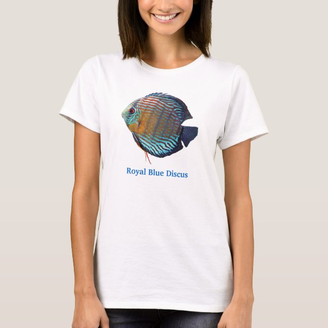 T-shirts Royal Blue Discus (Frente)