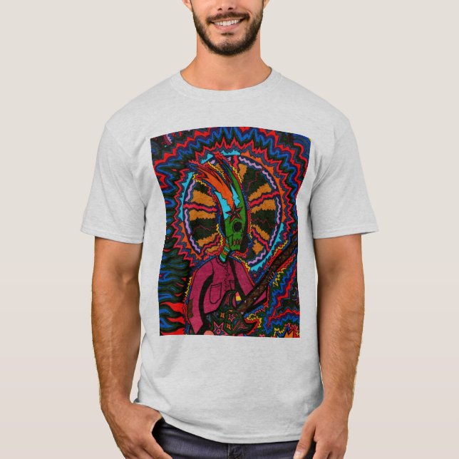 T-shirts RSAlien 'Rockstar 2' (Frente)