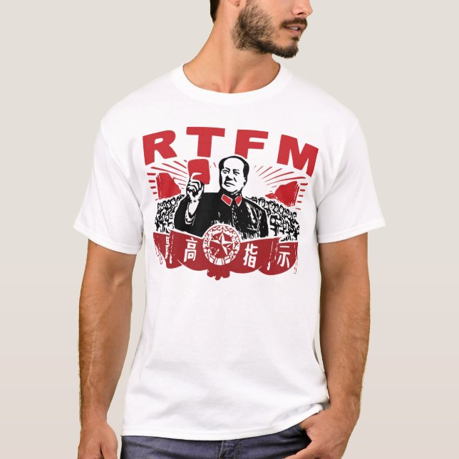 T-shirts RTFM de Mao (parte dianteira) (Frente)