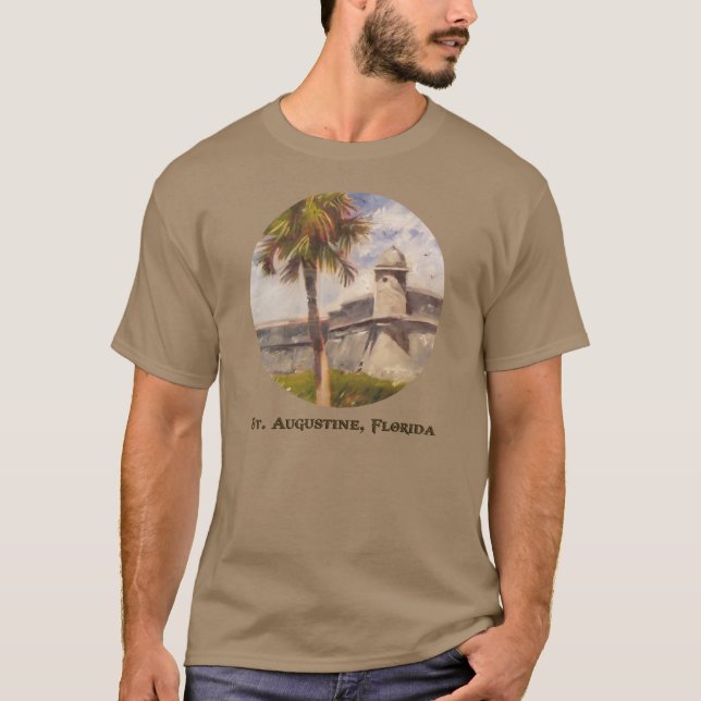T-shirts Rua: Augustine Fort - Castillo de san Marcos (Frente)
