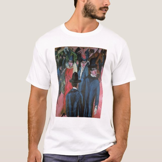 T-shirts Rua Cena de Berlim, 1913 (Frente)