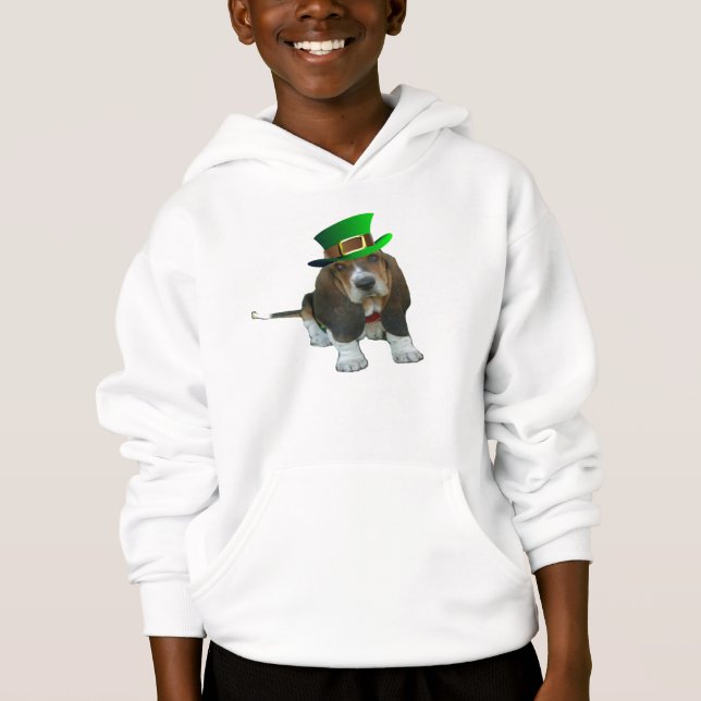 T-shirts Rua Feliz de Hound Hound Hound da Camisa-T. (Frente)