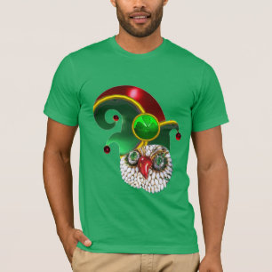 T-SHIRTS RUA PATRICK JEWEL OWL E ELF HAT COM SHAMROCK