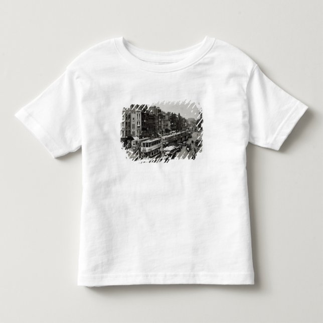 T-shirts Rua principal de Whitechapel, Londres, c.1930 (Frente)