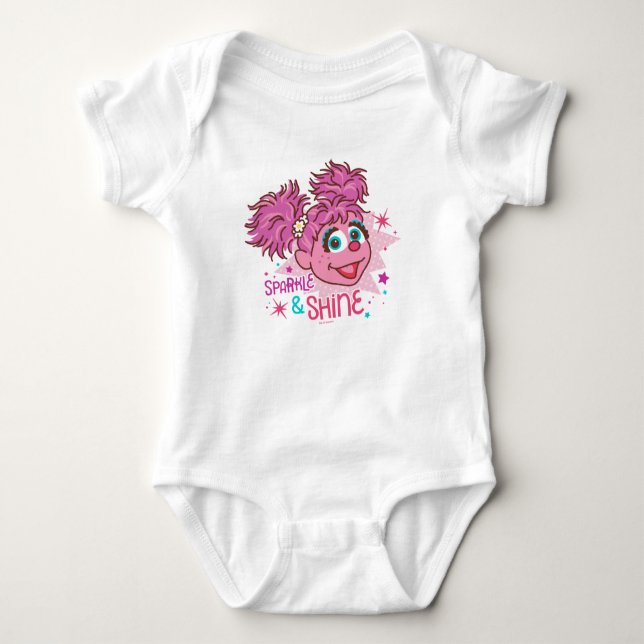 T-shirts Rua Sésamo | Abby Cadabby - Sparkle & Shine (Frente)