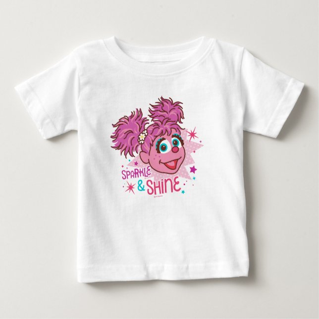 T-shirts Rua Sésamo | Abby Cadabby - Sparkle & Shine (Frente)