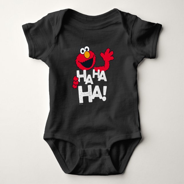 T-shirts Rua Sésamo | Elmo - Ha Ha Ha! (Frente)