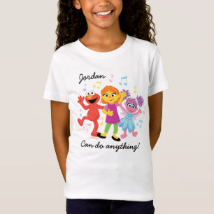T-shirts Rua Sésamo   Julia, Elmo & Abby Dançando