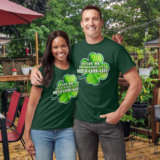 T-shirts Ruas engraçadas, Especialista em Shenanigan no Dia