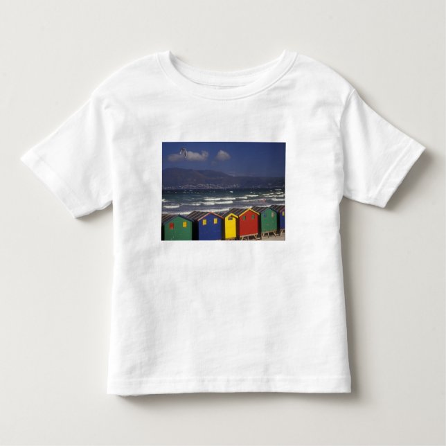 T-shirts Ruas, James Bay Bathing Boxes, perto de Capetown, (Frente)