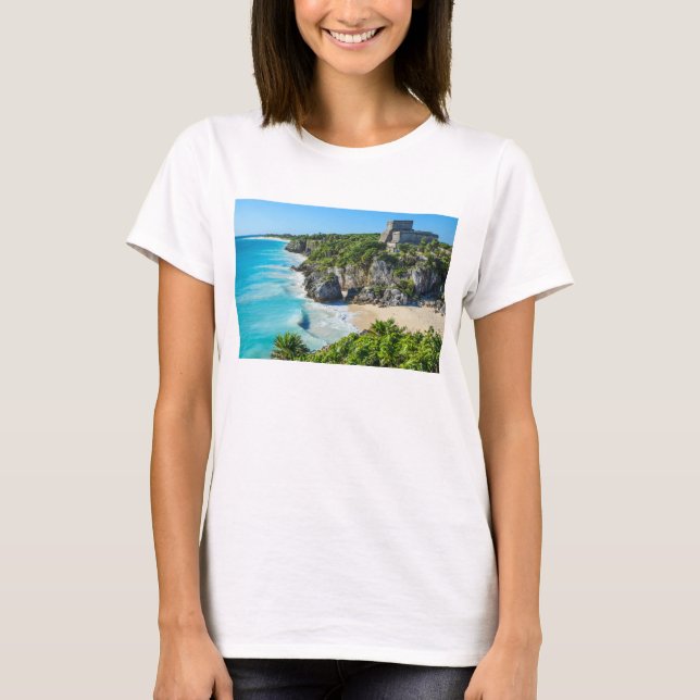 T-shirts Ruínas maias de Tulum (Frente)