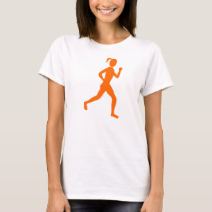 T-shirts Runner (Mulher) - Laranja
