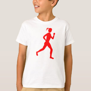 T-shirts Runner (Mulher) - Vermelho