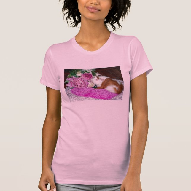T-shirts Rupert e rosas - cobaia (Frente)
