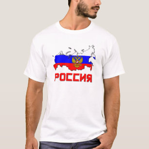 T-shirts Rússia com crista