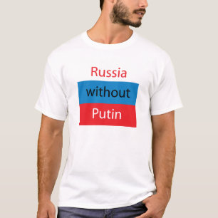 T-shirts Rússia sem Putin