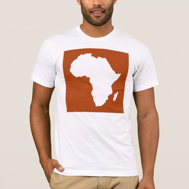 T-shirts Rust Red Audacio Africa (Frente)