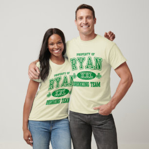 T-shirts Ryan Irish Drinking Team