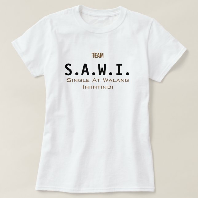 T-SHIRTS S.A.W.I. (Frente do Design)