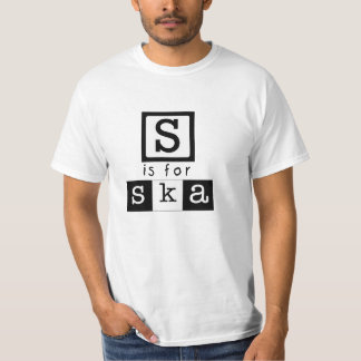 T-shirts S é para Ska