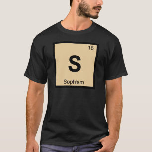T-shirts S - Filosofia Sofismo Química Mesa Periódica