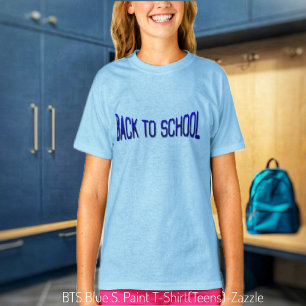 T-shirts S.Paint BTS-Azul