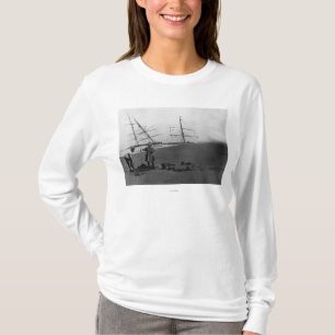T-shirts S.S. Península de Ilwaco da destruição de Alice