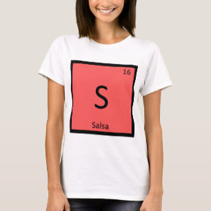 T-shirts S - Tabela Periódica da Química do Condimento Sals