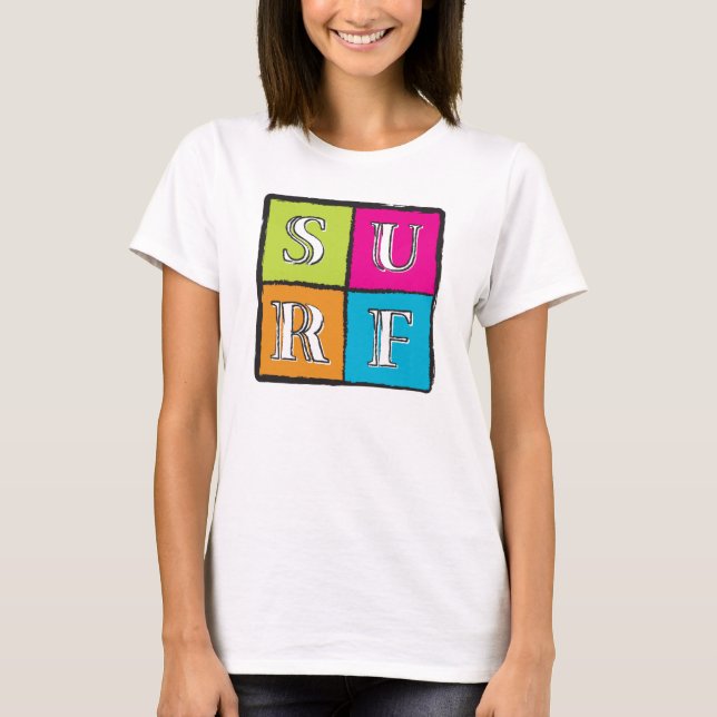 T-SHIRTS S U R F (Frente)