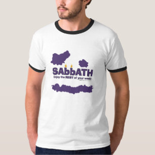 T-shirts Sabá com velas - Aproveite o REST da sua semana