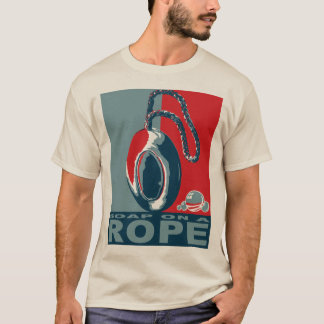 T-shirts Sabão em uma corda