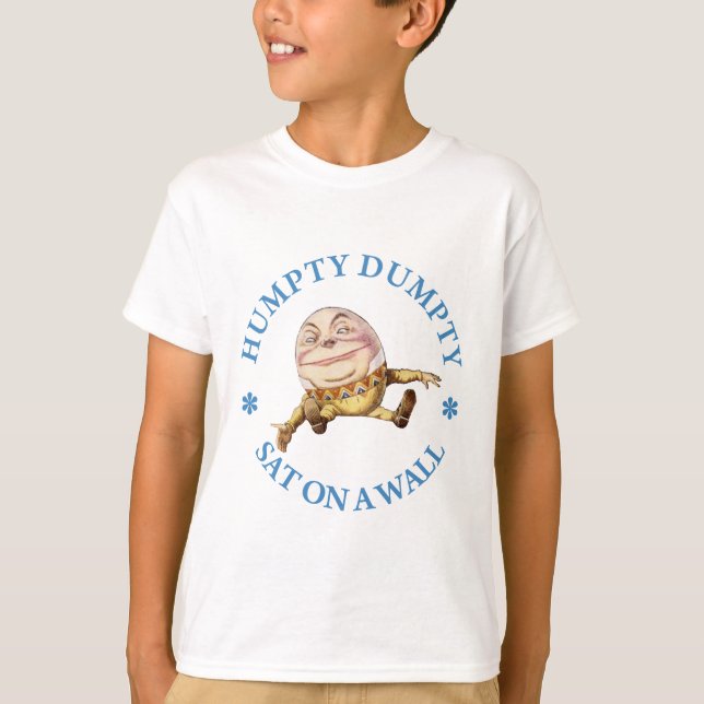 T-SHIRTS SÁBIO HUMPTY EM UMA PAREDE (Frente)