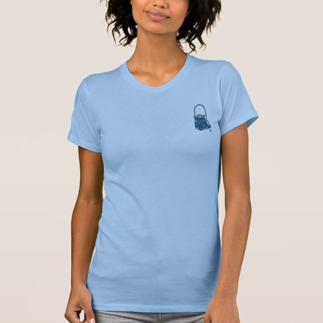 T-shirts Saco azul (Frente)