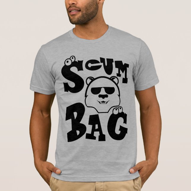T-shirts Saco de escumalha (Frente)