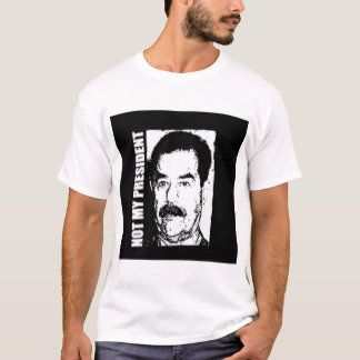 T-shirts Saddam Hussein não é meu presidente