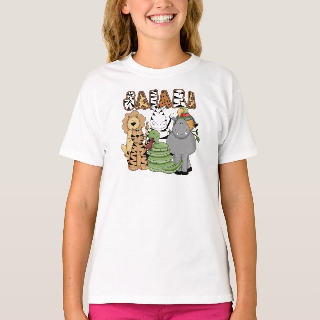 T-shirts Safari animal (Frente)