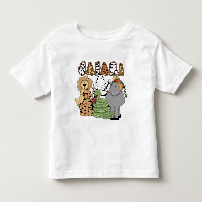 T-shirts Safari animal (Frente)