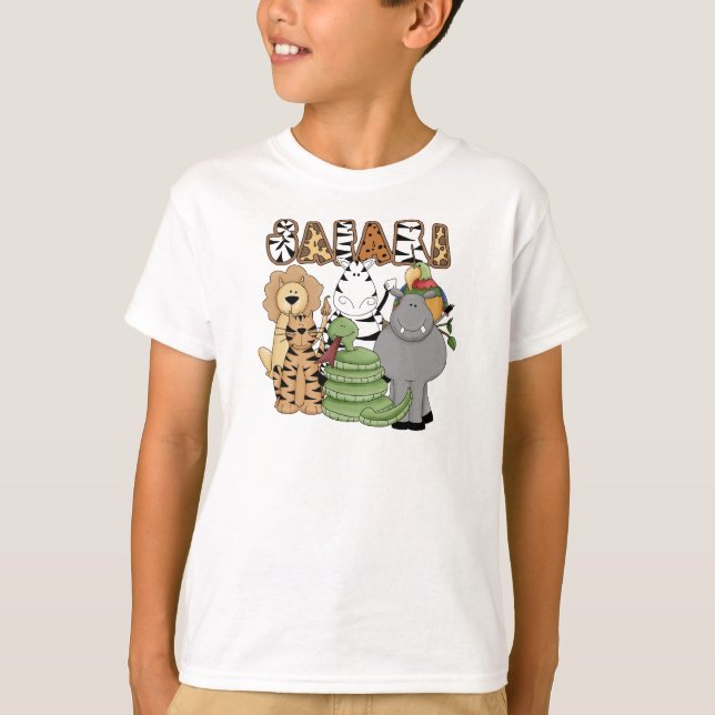 T-shirts Safari animal (Frente)