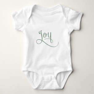 T-shirts Sage de script de Joy