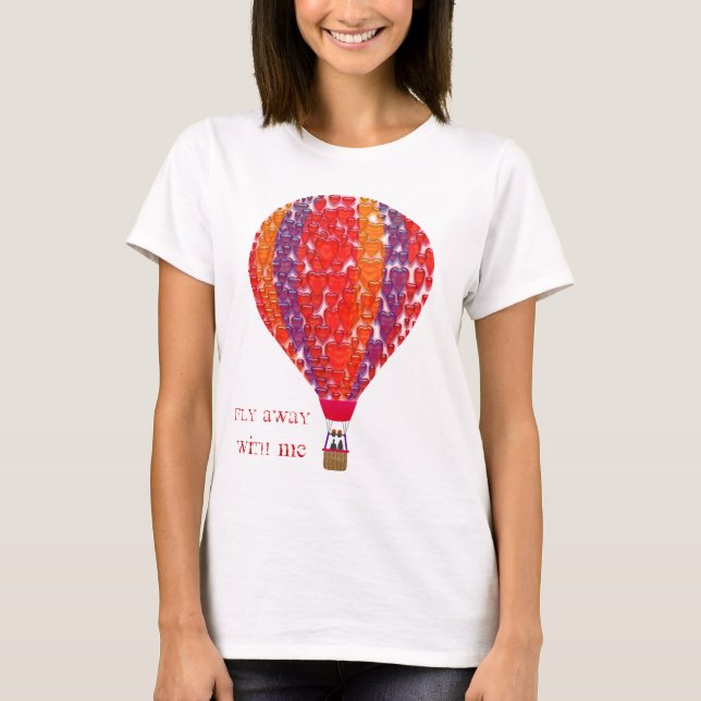 T-shirts Sai com meu balão (Frente)
