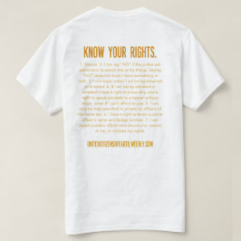 T-shirts Saiba seus direitos
