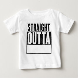 T-shirts Saída do hetero "________" para a teia do bebê lev