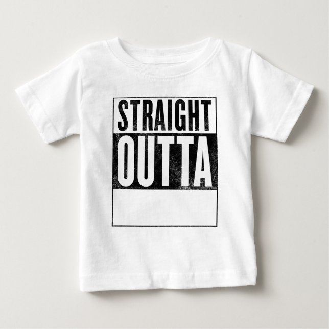 T-shirts Saída do hetero "________" para a teia do bebê lev (Frente)