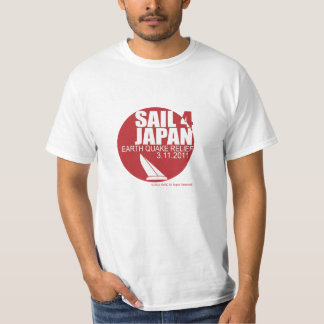 T-shirts Sail4Japan + 寄付 $5 para homens