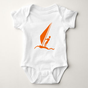 T-shirts Sailboarding - laranja