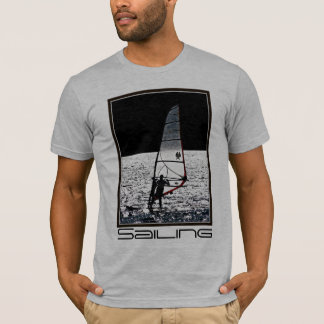 T-shirts Sailboarding/T homens windsurfing