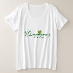 T-shirts Saint Patrick Day Shenanigans Irish Shamrock