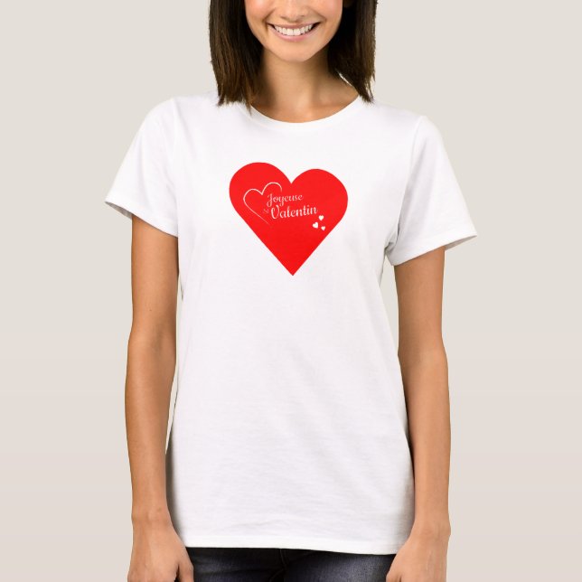 T-shirts Saint Valentin (Frente)