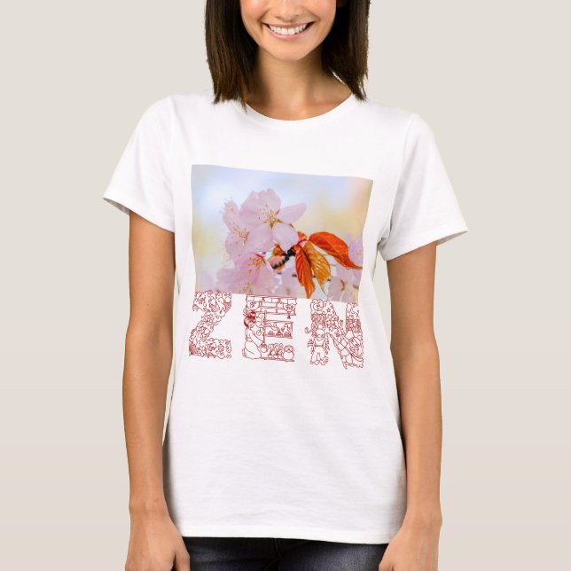 T-shirts Sakura - cereja japonesa floresce (Frente)