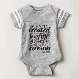 T-shirts Salmo 139:13 Para você criou o meu íntimo ser